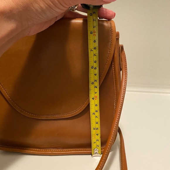 COACH LEATHER SHOULDER BAG BUTTERY TAN LEATHER - Picture 8 of 15